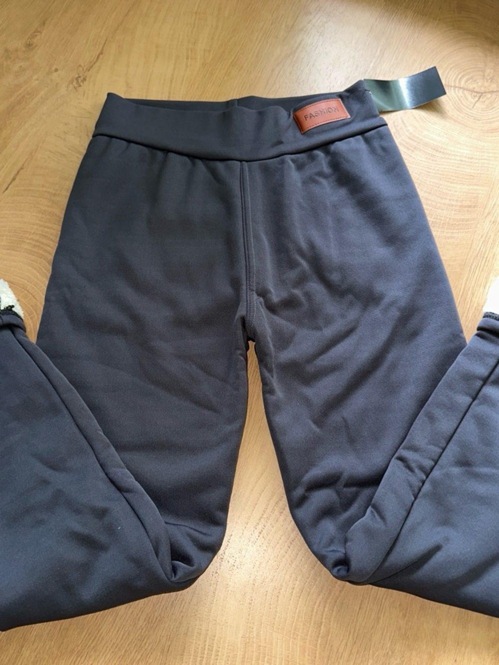 Gray fashion leggings